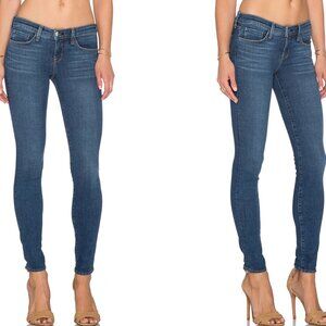 L'AGENCE Chantal Low Rise Skinny Jeans Denim in Dark Vintage Size 30